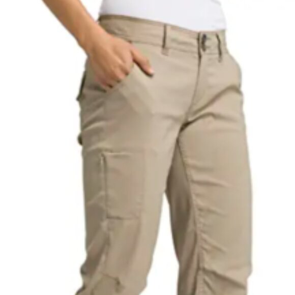 Prana Halle Pants in Dark Khaki Size 6 - Picture 2 of 7